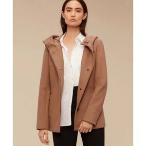 Aritzia Babaton Brady Wool xs camel colour Coat